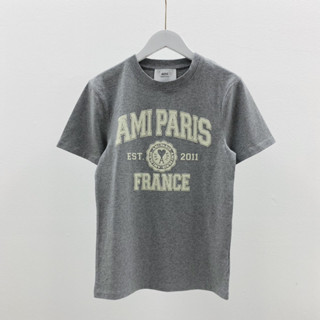 Ami LOGO Print Short Sleeved T-shirt