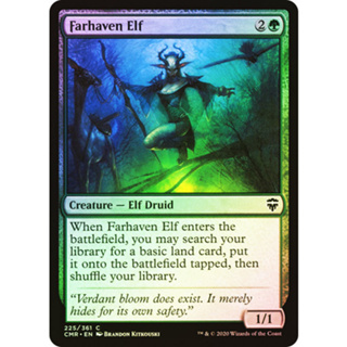 [MTG] Farhaven Elf [AFR] [GREEN] [COMMON] [FOIL] [ENG] (การ์ดเมจิค / Magic the Gathering)