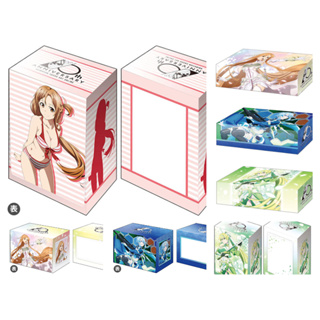 Bushiroad Deck Holder V3 &amp; Storage V2 Sword Art Online 10th Anniversary : Asuna, Sinon, Leafa - กล่องใส่การ์ด