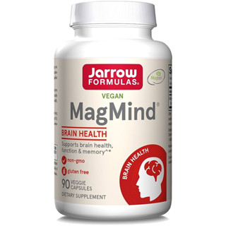 แมกนีเซียมธรีออเนท Jarrow Formulas, MagMind, 90 Veggie Caps