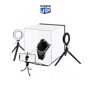 กล่องไฟถ่ายภาพ Light Box Puluz ขนาด 30CM Photo Softbox Tentbox with LED ตู้ถ่ายสินค้า ขนาด 30 ซม. สามารถพับจัดเก็บได้