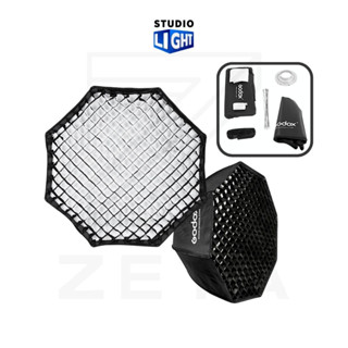 godox octagon softbox ขนาด 95 cm โครงร่มซอฟต์บ๊อก 8เหลี่ยม พร้อมกริดแบบ Bowen Mount