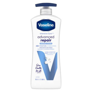 Vaseline Intensive Care Advanced Repair Unscented Lotion 600ml. ของแท้