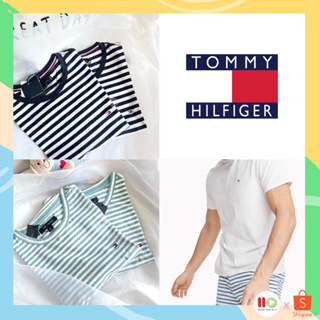 🍭ลด 130.-🍭โค้ด •PTP9SEP• TOMMY HILFIGER SOLID T-SHIRT ของแท้ จาก USA🇺🇸 (ไซส์ผู้ใหญ่ ใส่ได้ทั้งชญ)