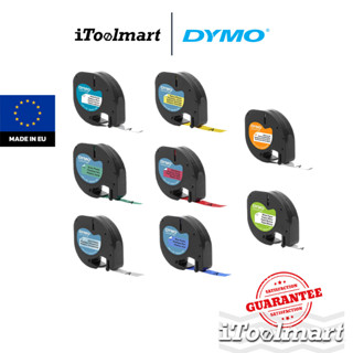 DYMO เทปกระดาษ / พลาสติก Letratag ขนาด 12 มม. x 4 มม. สำหรับรุ่น LT-100H / LT-200B