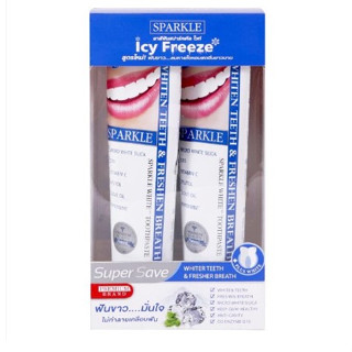 [แพ็ค 2 หลอด] SPARKLE WHITE TOOTHPASTE ยาสีฟัน สปาร์คเคิล ไวท์ 100 กรัม 05667