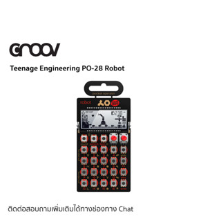 Teenage Engineering PO-28 Robot เครื่องดนตรีแบบพกพา  ขนาดเท่าเครื่องคิดเลข by GROOV.asia