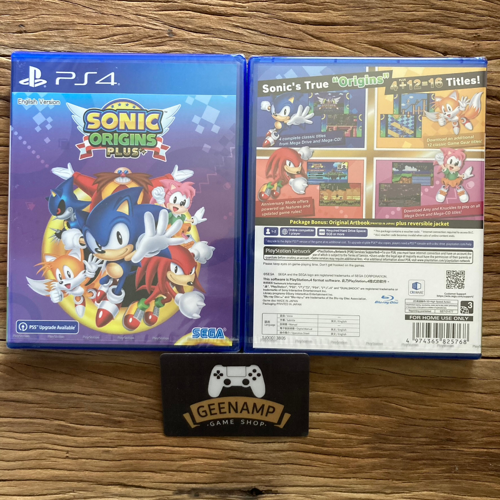(คูปองShopeeลด15%) PS4 PS5 [มือ1] Sonic Origins Plus (R3/ASIA)(EN) **ฟรีของแถม** - Sonic Origin Plus +
