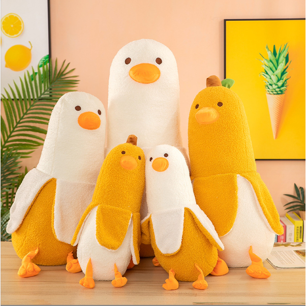 พร้อมส่ง ตุ๊กตาไก่กล้วย ขนาด50-70cm.