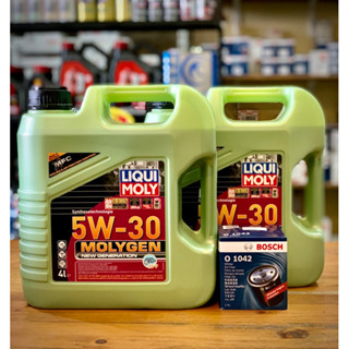 🔴(ส่งฟรี)น้ำมันเครื่องยนต์ Liquimoly Molygen 5w30 เบนซินและดีเชล (แถมกรองน้ำมันแจ้งรุ่นทางแชท)