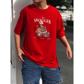 เสื้อยืด Freesize ลาย SWAGGER