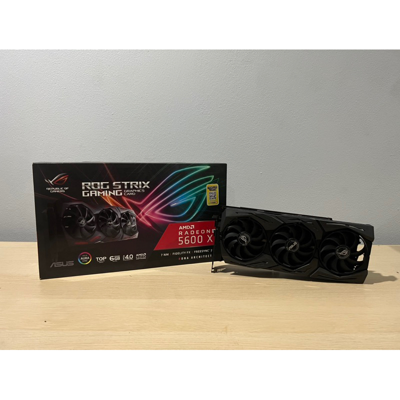 Asus ROG Strix Radeon RX5600XT 8 GB  (สินค้ามือสอง/มีประกันศูนย์/ผ่อนชำระได้)