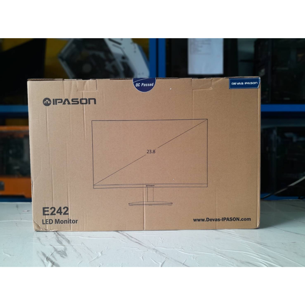 (ใหม่แท้)IPASON MONITOR รุ่น E242 23.8" IPS/ 75Hz รับประกัน 3 ปี โดย Devas IPASON (ฟรี! ประกันอุบัติ
