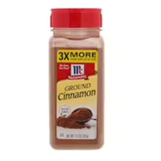 McCormick Ground Cinnamon 3XMore 201g.แม็คคอร์มิคอบเชยป่น 201กรัม อาหาร เครื่องปรุง สมุนไพร เครื่องเทศ