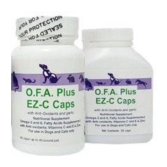 OFA Plus EZ-C วิตามินบำรุงขนและผิวหนัง (สุนัข แมว 1-18 กก)