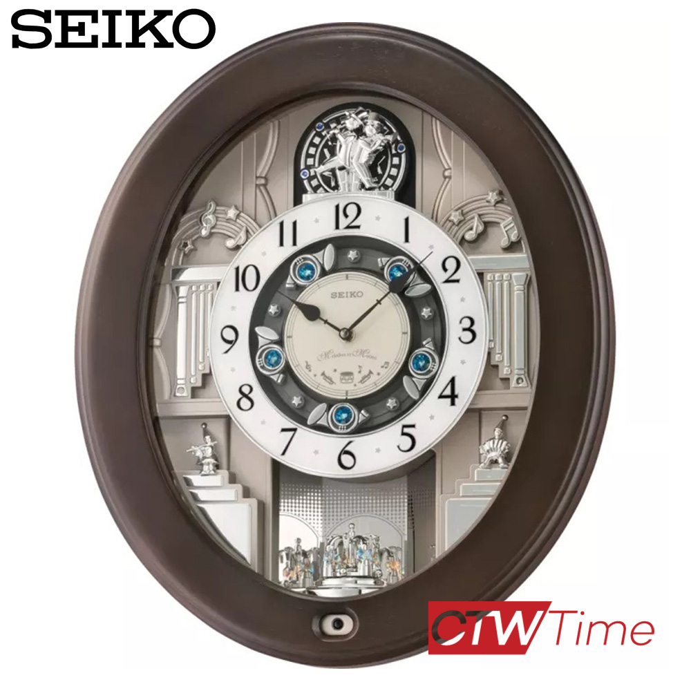 SEIKO Melodies in Motion Clock นาฬิกาแขวน รุ่น QXM389N / QXM389N1