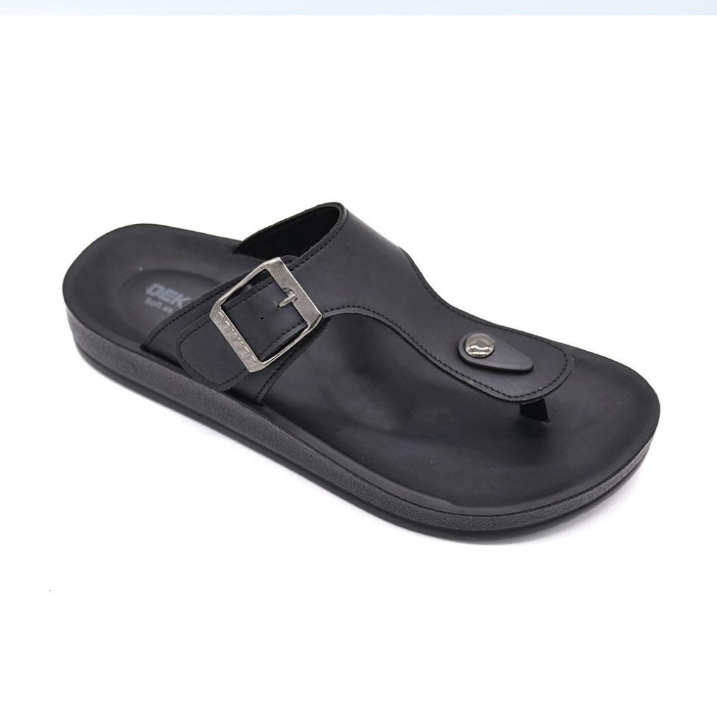 NFshoes รองเท้าแตะวินเทจ ผู้ชาย เพื่อสุขภาพ ยี่ห้อ Dekker เดกเกอร์ รุ่น KM4702 ไซส์ 39-44 (Deblu)