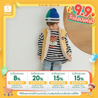 「สินค้าลิขสิทธิ์แท้」Iris kids IKV081102-IKV0IKS081111-IKP081102 Squirrel stripes top / jeans เส้อผ้าเด็ก เสื้อกันหนาว