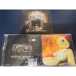 ซีดี แท้!!! KORN  greatest hits 1 // issues // take a look mirror มือ2 สถาพดีดี