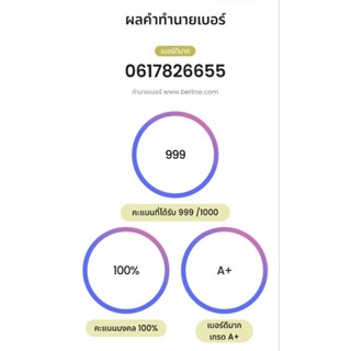 เบอร์มงคล 0XX 7826655 เบอร์เกรดเอ เบอร์สวย เลขรวย เบอร์ดี เบอร์โทรศัพท์