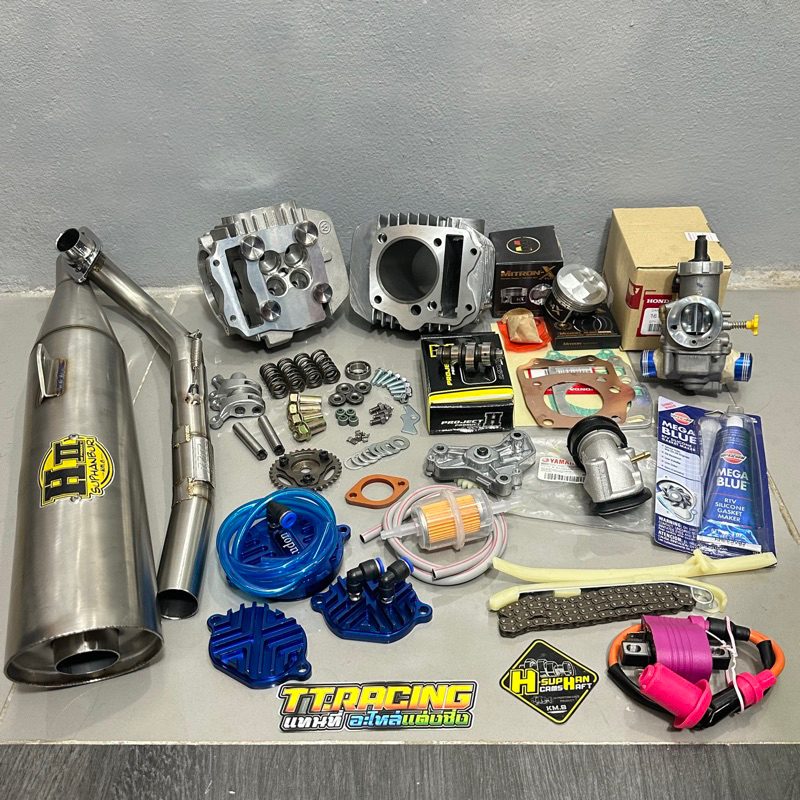 ลูกเสื้อพร้อมใส่ 4ฝาวาล์ว/ลูกไมตรอน ลูกไมตรอน+คาบูNproแก้มลิง+ท่อลูก56/57/58/59/60/61/66เสื้อสูบwave