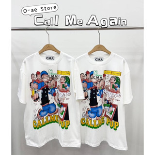 เสื้อยืด Oversize Callmeagain CallmePop คอตตอนเกาหลี สกีนแน่น