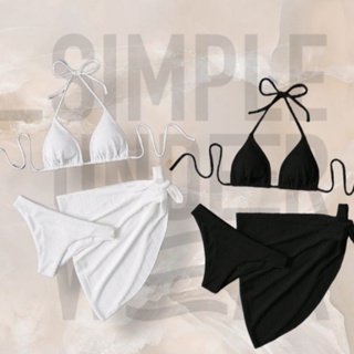 021 Simple Underwear bikini ชุดเซต 3 ชิ้น