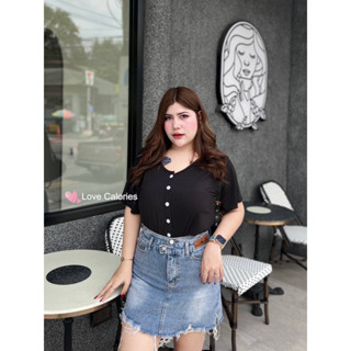 🎈Plussize เสื้อคนอ้วน🎈 Freesize  อก 38-46”