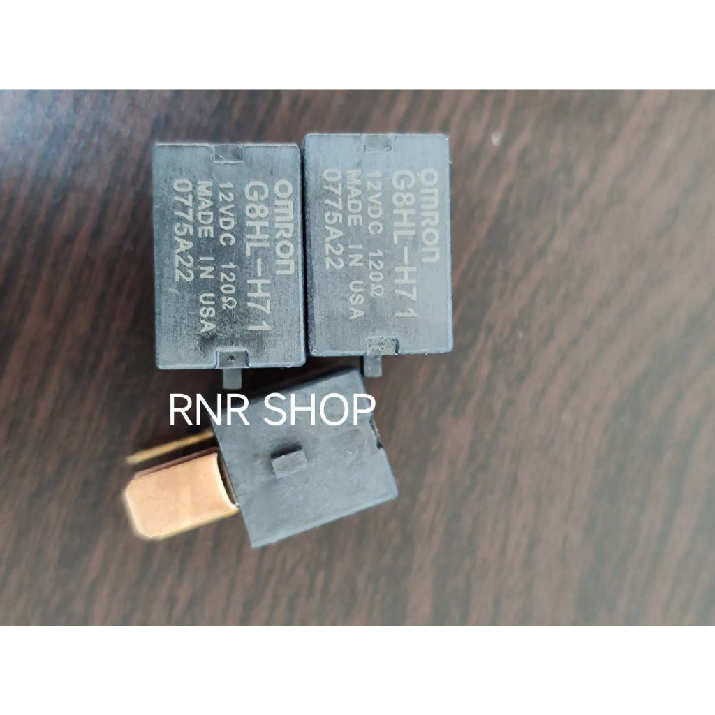 แท้ # รีเลย์ Honda 4ขา G8HL-H71 เบอร์เดิมติดรถ ขาทองแดง Relay Omron 4 Pins 12V 20A 120 Ohm