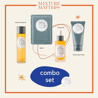 COMBO SET - Vegetology Essence + Ampoule + Mask + Cleansing Foam