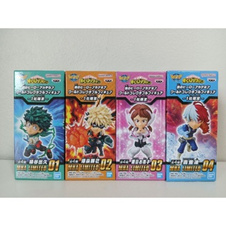 (แท้🇯🇵) My Hero Academia World Collection Figure SET-[01-04] MHA Limited Banpresto Figure ฟิกเกอร์ มายฮีโร่ อคาเดเมีย