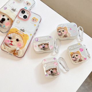 เคสแอร์พอด 3 Case Airpods 3 pro2 case การ์ตูน กระจกเงา ลูกแมวลูกสุนัข  เคส Airpod 3 pro2 case เคส Airpod 1 gen2 case