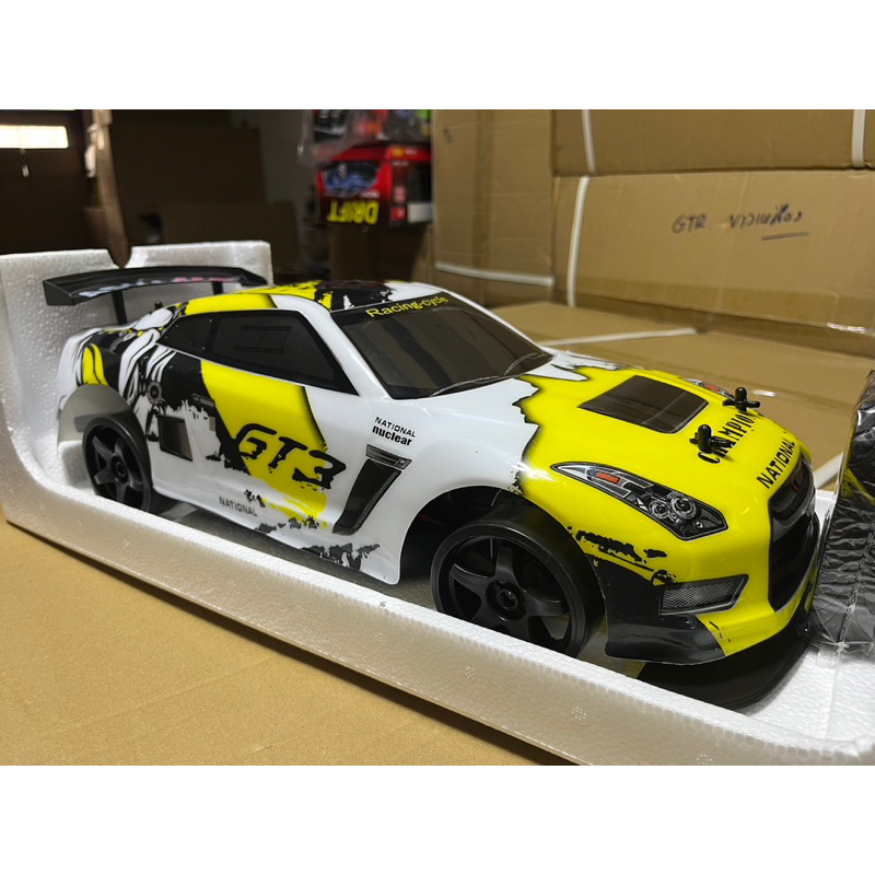 รถบังคับวิทยุดริฟเทอร์โบIP565-G 1:10 4WD 2.4GHzขับเคลื่อนสี่ล้อ 35km/h มีไฟที่ล้อแบตเตอรี่สองก้อนปกร