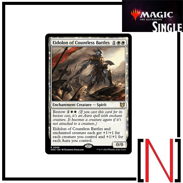 [MTG][Single][WOC] Eidolon of Countless Battles ระดับ Rare [ภาษาอังกฤษ]