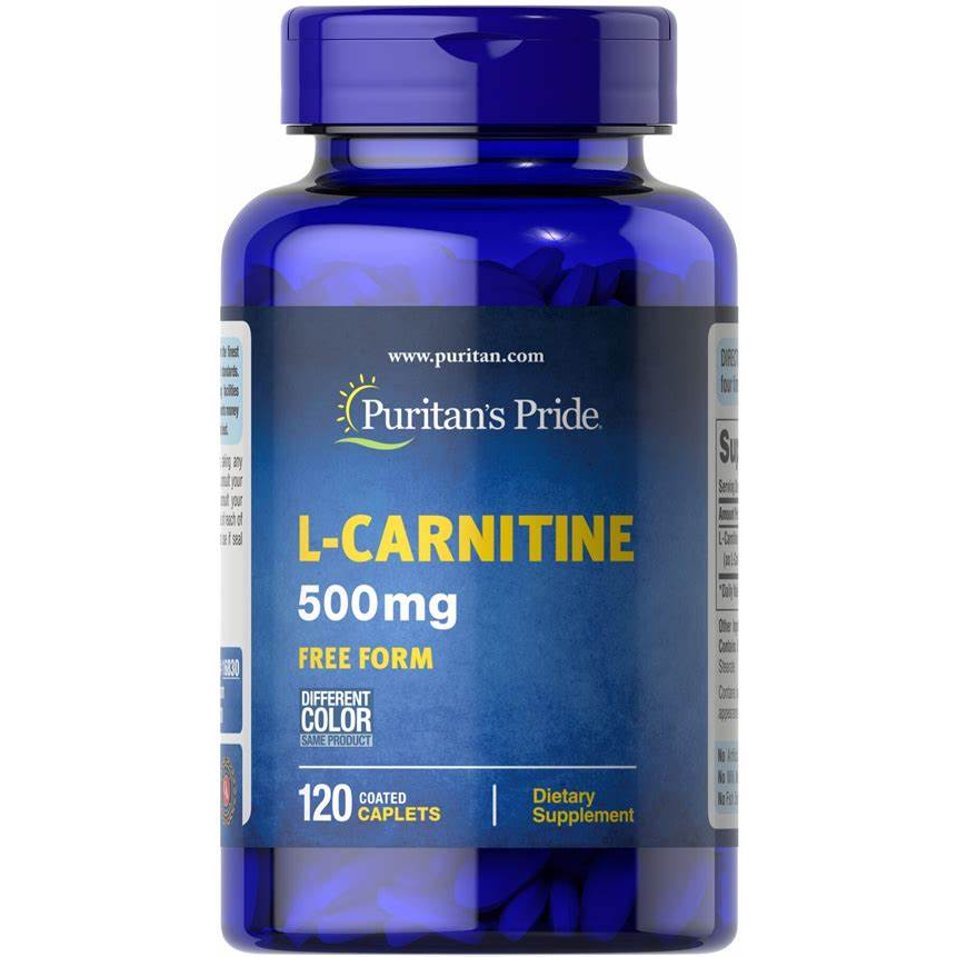 Puritan L-Carnitine 500 mg 120 caplets