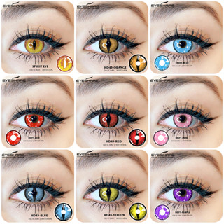 【EYESHARE&amp;COD】คอนแทคเลนส์คอสเพลย์ Ghostคอนแท็กเลนส์ฮาโลวีนคอสเพลย์คอนแทคเลนส์สีส่งกล่องคอนแทคเลนส์