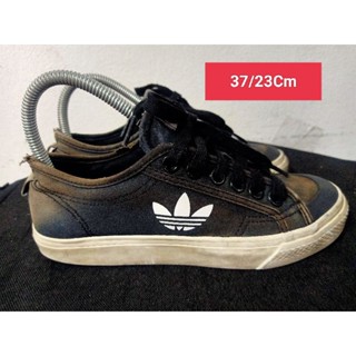 Adidas Size 37 ยาว 23 Cm  รองเท้ามือสอง  ผู้หญิง เท้าเล็ก แฟชั่น ลำลอง ทำงาน