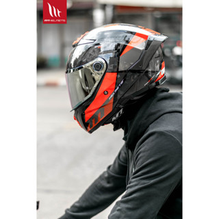 NEW MODEL! หมวกกันน็อค MT THUNDER 4 SV (มีแว่นกันแดด)
