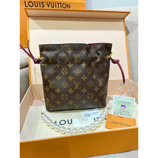 🌸Louis Viitton Noe Pouch Dc.21 Microchip สวยเดิมไม่สปา ⭐️ พร้อมส่งค่ะ ⭐️  ของแท้💯% ไม่แท้ยินดีคืนเงินเต็มจำนวน