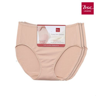 BSC LINGERIEกางเกงในเบสิค basic ้half แพ็ค 3 ชิ้น pack 3 pcs. BU4624