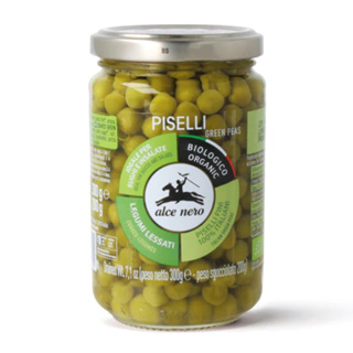 อัลเซ เนโร ถั่วลันเตา ออร์แกนิค จากอิตาลี 300 กรัม - Organic Cooked Peas 300g Alce Nero brand