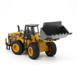 โมเดลรถเหล็ก รถก่อสร้าง รถตัก ชนิดเทหน้า Frint Loader  1:40 [Huina Toy] รหัส 7913-1