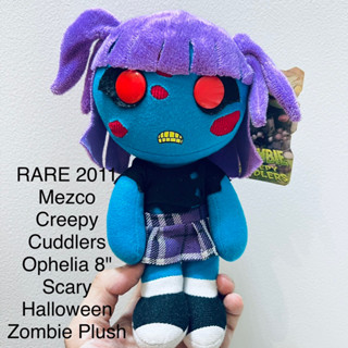 ตุ๊กตา ซอมบี้ สาว RARE 2011 Mezco Creepy Cuddlers Ophelia ขนาด8" Scary Halloween Zombie Plush หายาก ป้ายห้อย สภาพสมบูรณ์