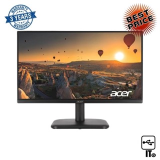 Monitor 21.5 ACER EK220QH3bi (VA, VGA, HDMI) 100Hz ประกัน 3Y จอคอม จอมอนิเตอร์ จอคอมพิวเตอร์