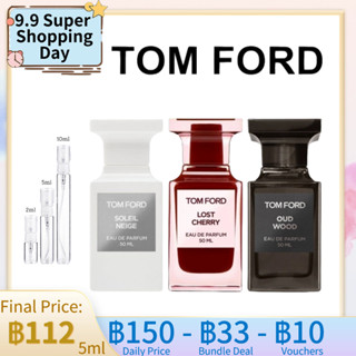 【 ✈️สปอตของแท้💯】 Tom Ford TF Lost Cherry &amp; Soleil Neige &amp; Oud Wood &amp; Rose Prick &amp; Soleil Brulant  EDP  2ml / 5ml / 10ml