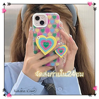 🎐จัดส่งภายใน24ชม🎐เคส for iPhone 11 14 Pro Max Case for iPhone 12 13 ป้องกันการตก การป้องกัน พร้อม รูปหัวใจ กระจก