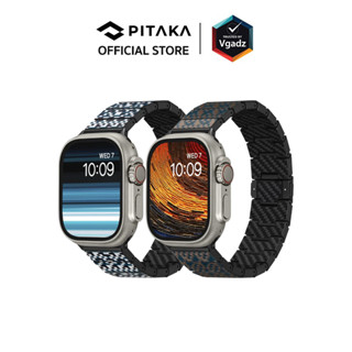 Pitaka รุ่น Dreamland Chroma Carbon Band - สายนาฬิกาสำหรับ Apple Watch Sizes 49/45/44/42/41/40/38mm