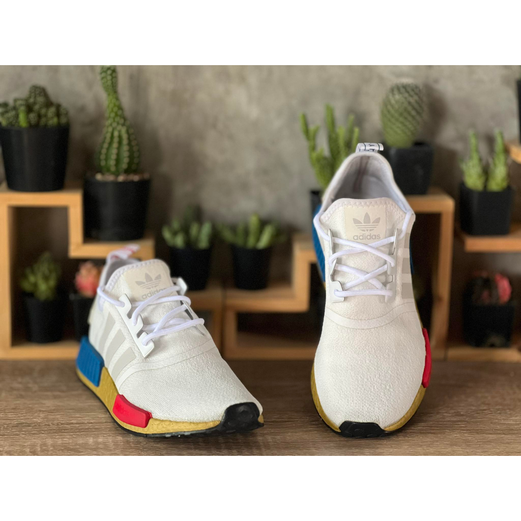 Adidas NMD R1 OG White Gold (ไซส์ 42.5/27CM) (FV3642)