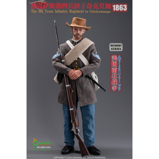 พรีออเดอร์ QORANGE QOTOYS QOM-1033 1/6 American Civil War CS the 4th Texas Infantry Regiment in Chickamauga 1863