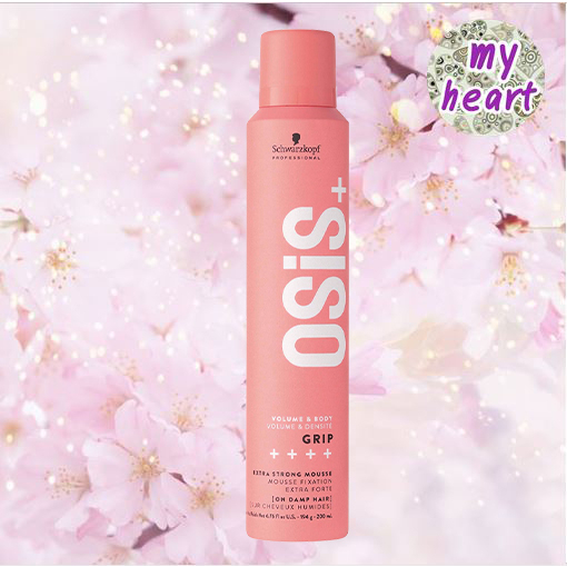 Schwarzkopf Osis+ Grip 200 ml มูสสำหรับเพิ่มวอลุ่ม และกันความร้อนก่อนไดร์ – โปรปัง